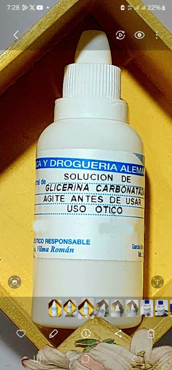 Glicerina Carbonatada (uso ótico)