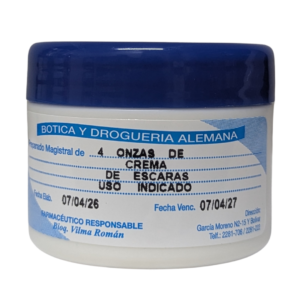 CREMA DE ESCARAS 4 ONZ.