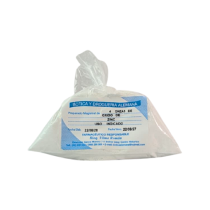 OXIDO DE ZINC 4 ONZ.